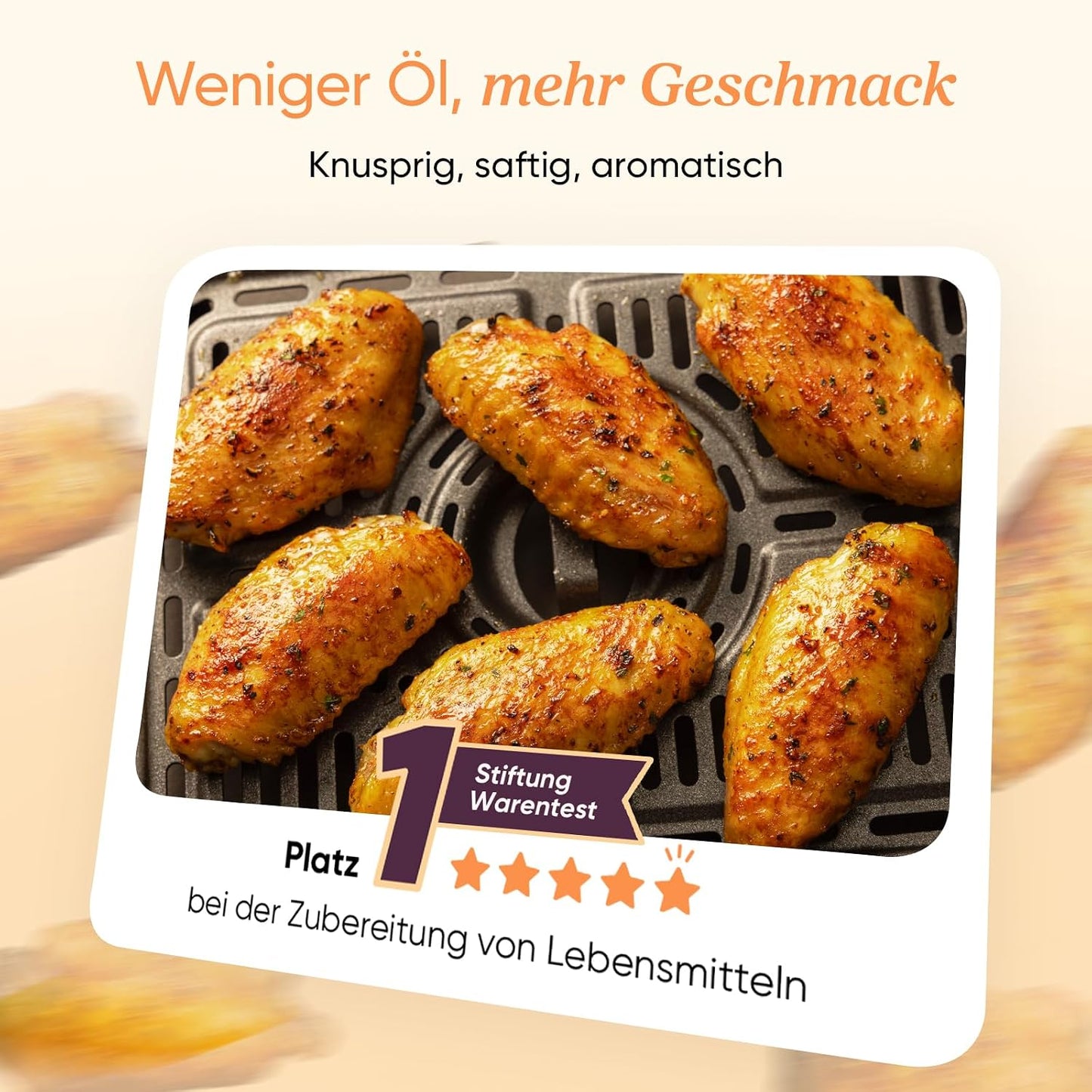 Cosori CAF-R903 Dual Zone Air Fryer 8,5L – Viewing Window, Sync & Match, 1750W, Gold