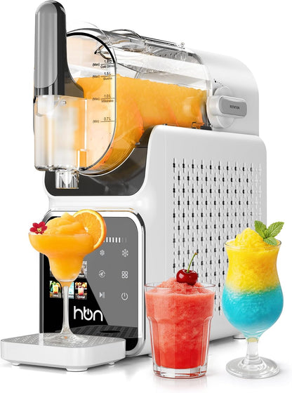 HBN CP-GBS-800 Slush Machine 1,9 L – 6 Programmes, Self-Cleaning, 220 W, Kompakt