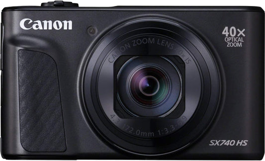 Canon PowerShot SX740 HS Compact Camera – 40x Zoom, 4K, 20,3MP, WiFi, DIGIC 8, Black