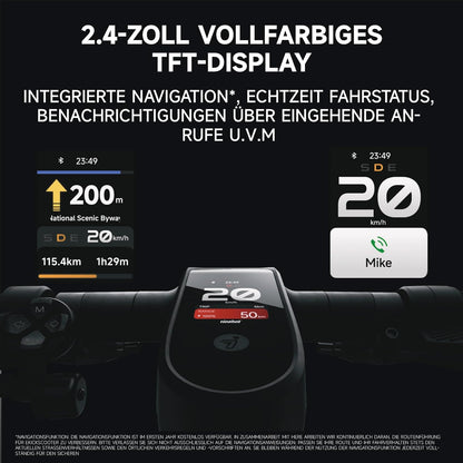 Segway-Ninebot MAX G3 D E-Scooter, Up to 80 km Range, 11 Zoll Self-Sealing Pneumatic Tyres, Full Suspension, TFT Display, FlashCharge, Apple Find My, Foldable, Black
