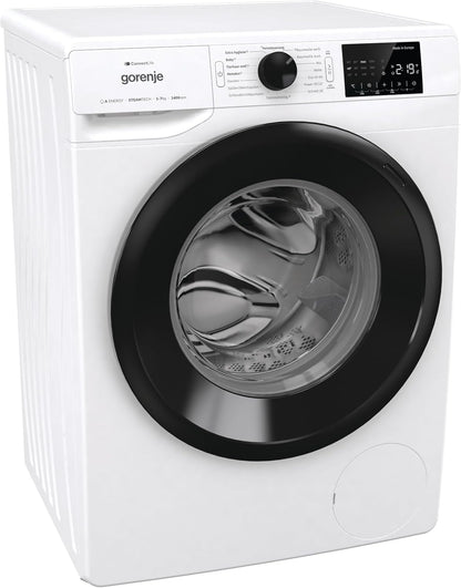 Gorenje WPNEI74A1TS Washing Machine 7kg – Steam, ConnectLife App, 1400 U/min, AquaStop, Energy Class A-10%, White