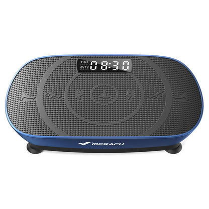 MERACH MR-2398 Slim Vibration Plate – 10 Speeds, <40 dB, 136kg, LED Display, Remote Control, Grey