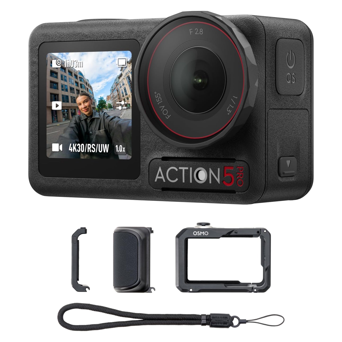 DJI Osmo Action 5 Pro Standard Combo 4K Action Camera – 1/1.3" Sensor, 4h Battery, OLED, 360° HorizonSteady