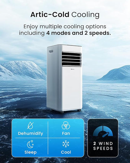 7000 BTU 3-in-1 Portable Air Conditioner with Remote Control