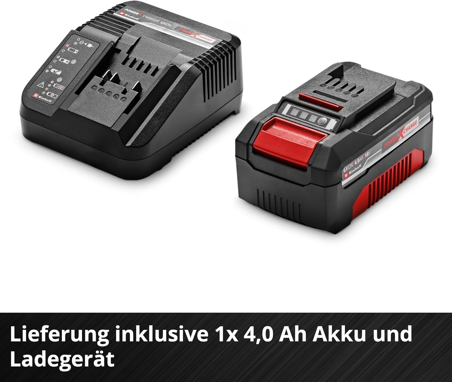 Einhell GE-CM 18/33 Li Battery-Lawn Mower 33 cm – 18V Power X-Change, Brushless Motor, 4,0 Ah Battery