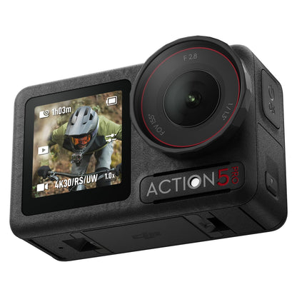DJI Osmo Action 5 Pro Standard Combo 4K Action Camera – 1/1.3" Sensor, 4h Battery, OLED, 360° HorizonSteady
