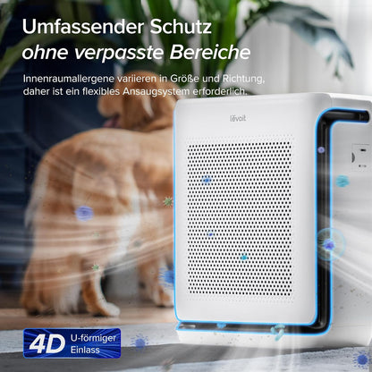 Levoit Vital 200S Smart Air Purifier 416m³/h – HEPA 99,97%, 87m², Pet Mode, 24dB, Alexa, White/Black