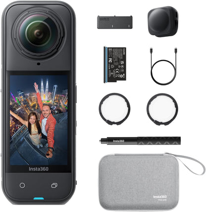 Insta360 X5 Essentials Bundle 360°-Kamera 8K – 2x 1/1.28" Sensor, FlowState, 15m wasserdicht, Black