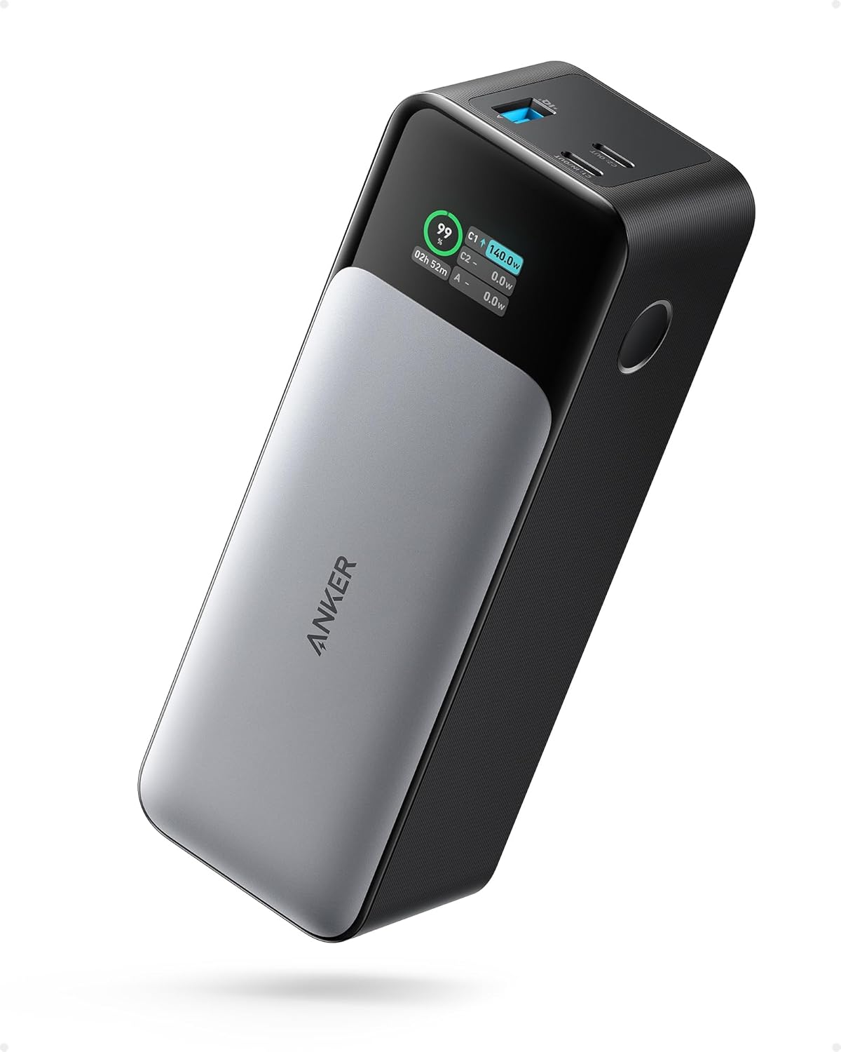 Anker 737 PowerCore 24K Powerbank 24.000 mAh, 140W, USB-C, Fast Charging, Black