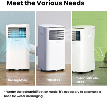 COMFEE MPPH-09CRN7 Portable Air Conditioner 9.000 BTU – 3-in-1, R290, Energy Class A, 31m², Remote Control, White