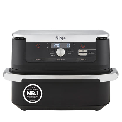 Ninja AF500EUCP Foodi FlexDrawer Air Fryer 10,4L – 7 Functions, Dual Zone, 2470W, Black/Copper