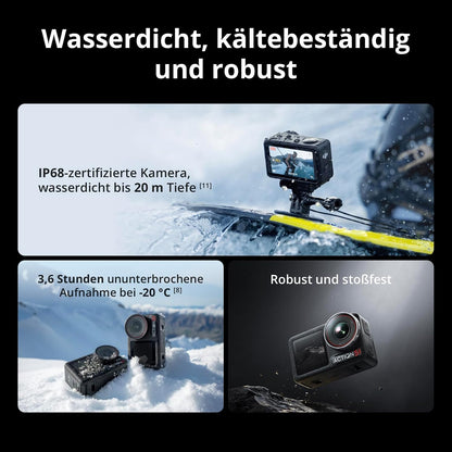DJI Osmo Action 5 Pro Standard Combo 4K Action Camera – 1/1.3" Sensor, 4h Battery, OLED, 360° HorizonSteady