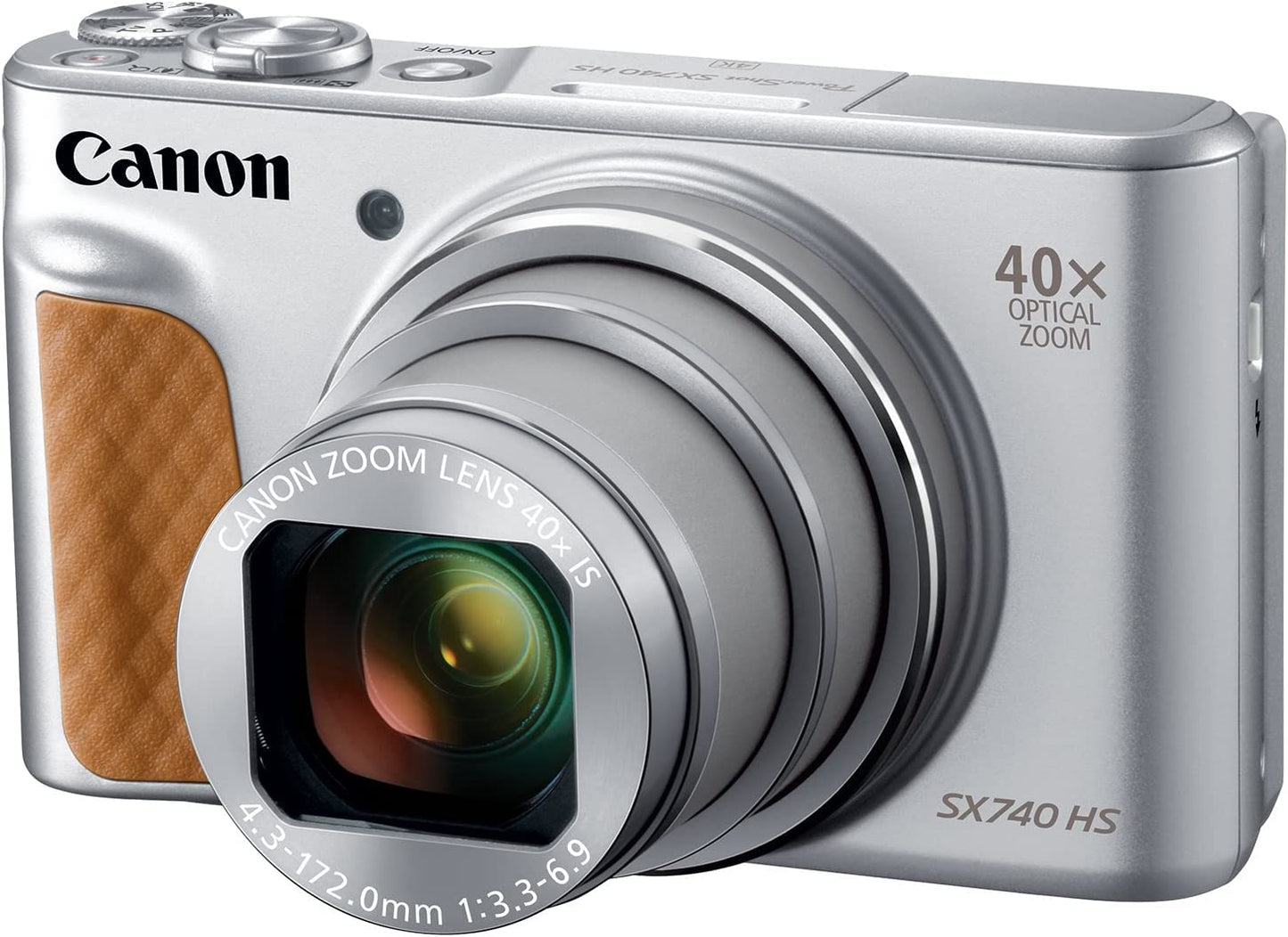 Canon PowerShot SX740 HS Compact Camera – 40x Zoom, 4K, 20,3MP, WiFi, DIGIC 8, Black