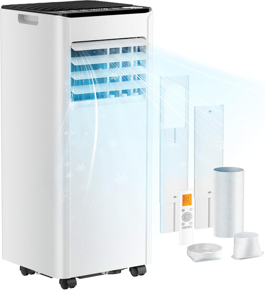 EUHOMY OL-A016FF26N2 Portable Air Conditioner 9.000 BTU – 4-in-1, R290, Energy Class A, GMCC, 25m², White