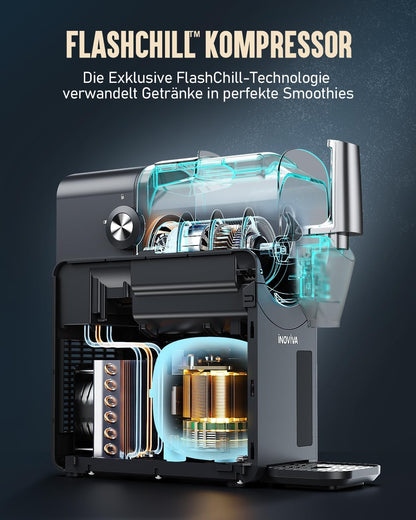 INOVIVA S2.2 Ice Cream Maker 2,6 L – Automatic, Programmierbar, Touchpad-Steuerung, Grey