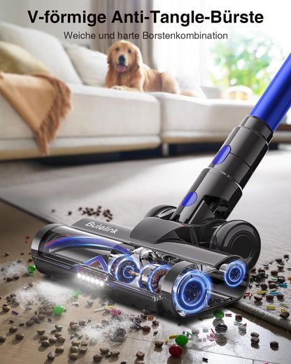 Bulelink Zenith G10 Cordless Vacuum Cleaner Cordless, 550 W, 45 kPa Saugkraft, HEPA-Filter, 1,6 L, for Pet Hair