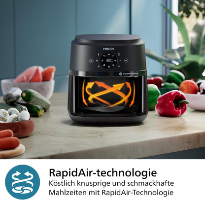 Philips NA229/00 Air Fryer 4,2L – 13-in-1, RapidAir, 9 Programmes, Touchscreen, Black