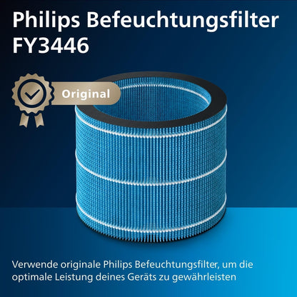 Philips HU3916/10 3000 Series Humidifier 3L – 99% bakterienreduziert, 45m², 360°, 20h, 9h Timer, White