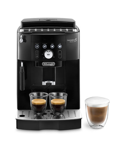 De'Longhi Magnifica S ECAM11.112.B Fully Automatic Coffee Machine – Grinder, Milk Frother, 2-Tassen, Black