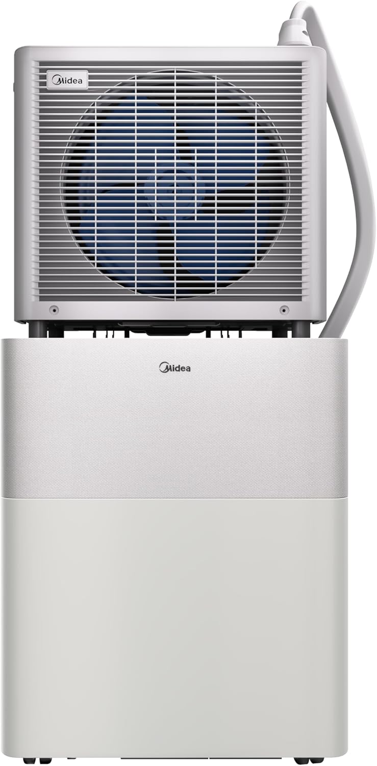 Midea PortaSplit-E Portable Air Conditioner 12.000 BTU – Heating & Cooling, Inverter, App Control, Peach