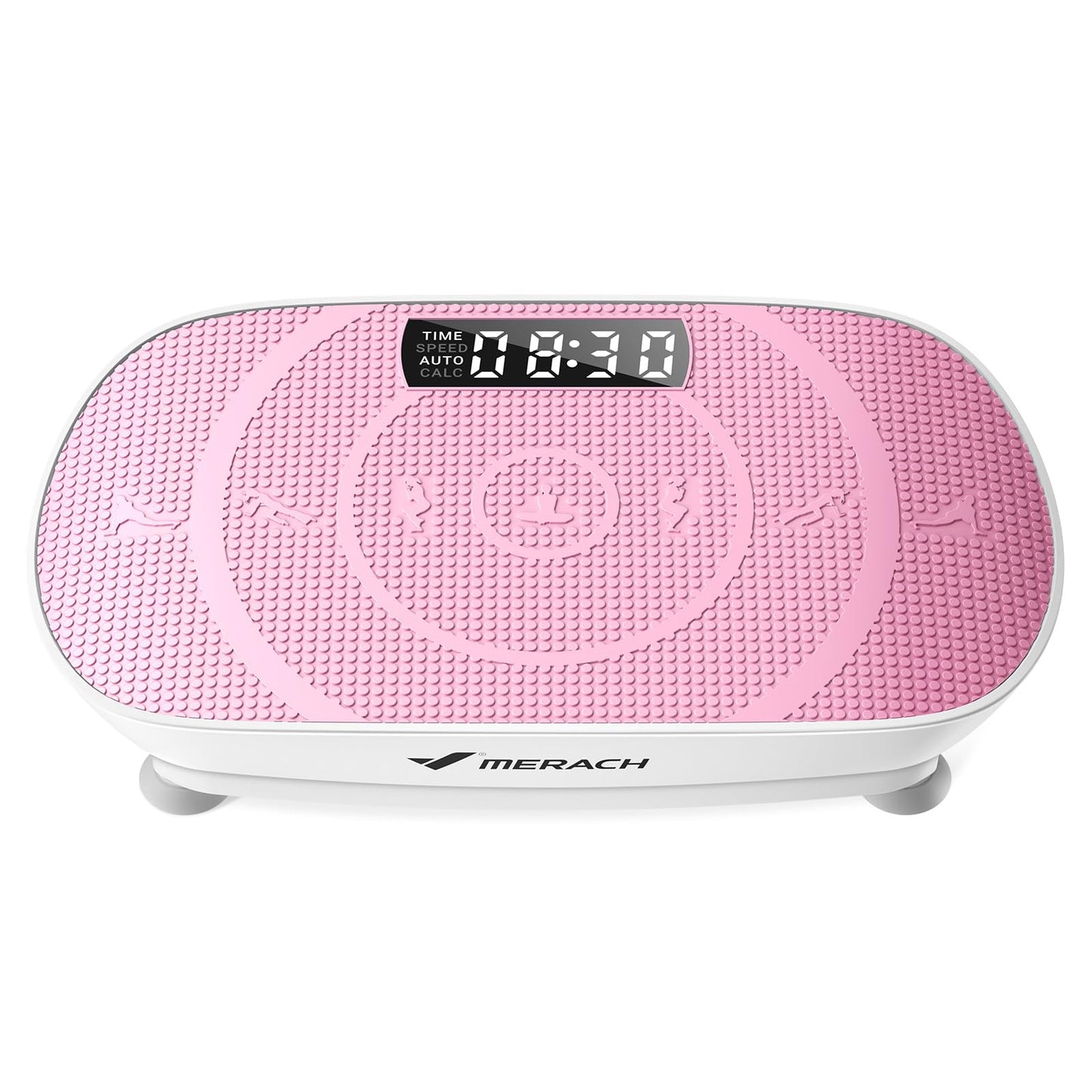 MERACH MR-2398 Slim Vibration Plate – 10 Speeds, <40 dB, 136kg, LED Display, Remote Control, Grey