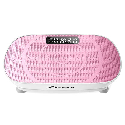 MERACH MR-2398 Slim Vibration Plate – 10 Speeds, <40 dB, 136kg, LED Display, Remote Control, Grey