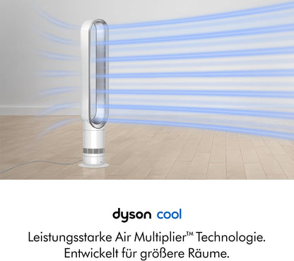 Dyson AM07 Tower Fan bladeless 100,7 cm – 10 Speeds, Air Multiplier, Remote Control, White