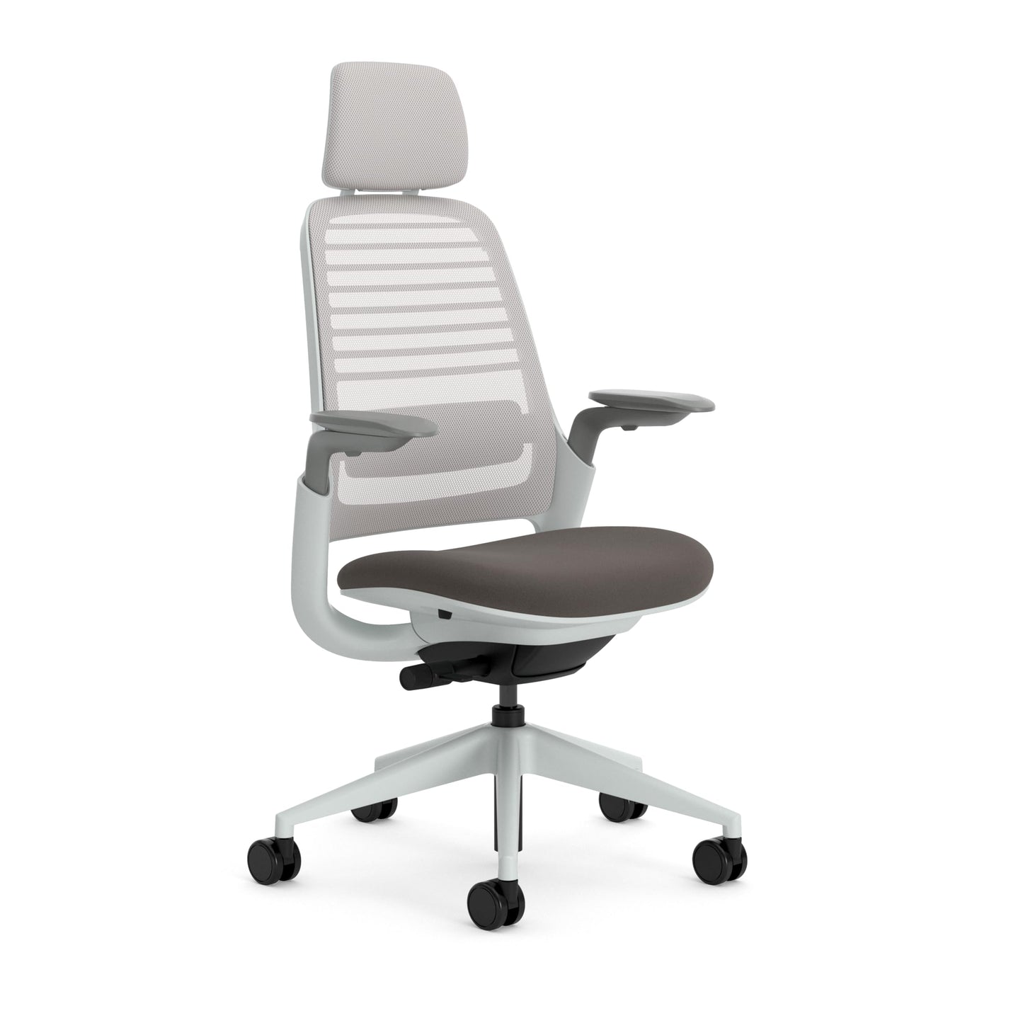 Steelcase Series 1 Office Chair, Mesh-Backrest, Ergonomic, Lumbar Support, Truffle
