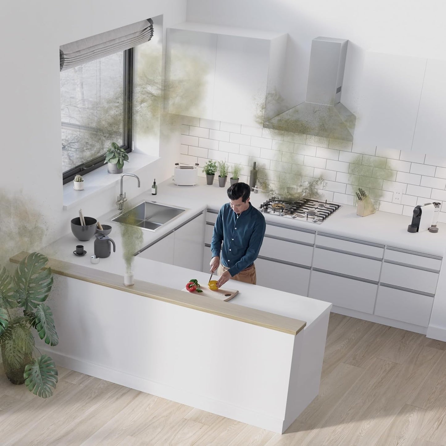 Dyson HP10 Pure Hot+Cool Air Purifier Heater Ventilator – HEPA H13, 99,95%, Auto-Modus, App, White