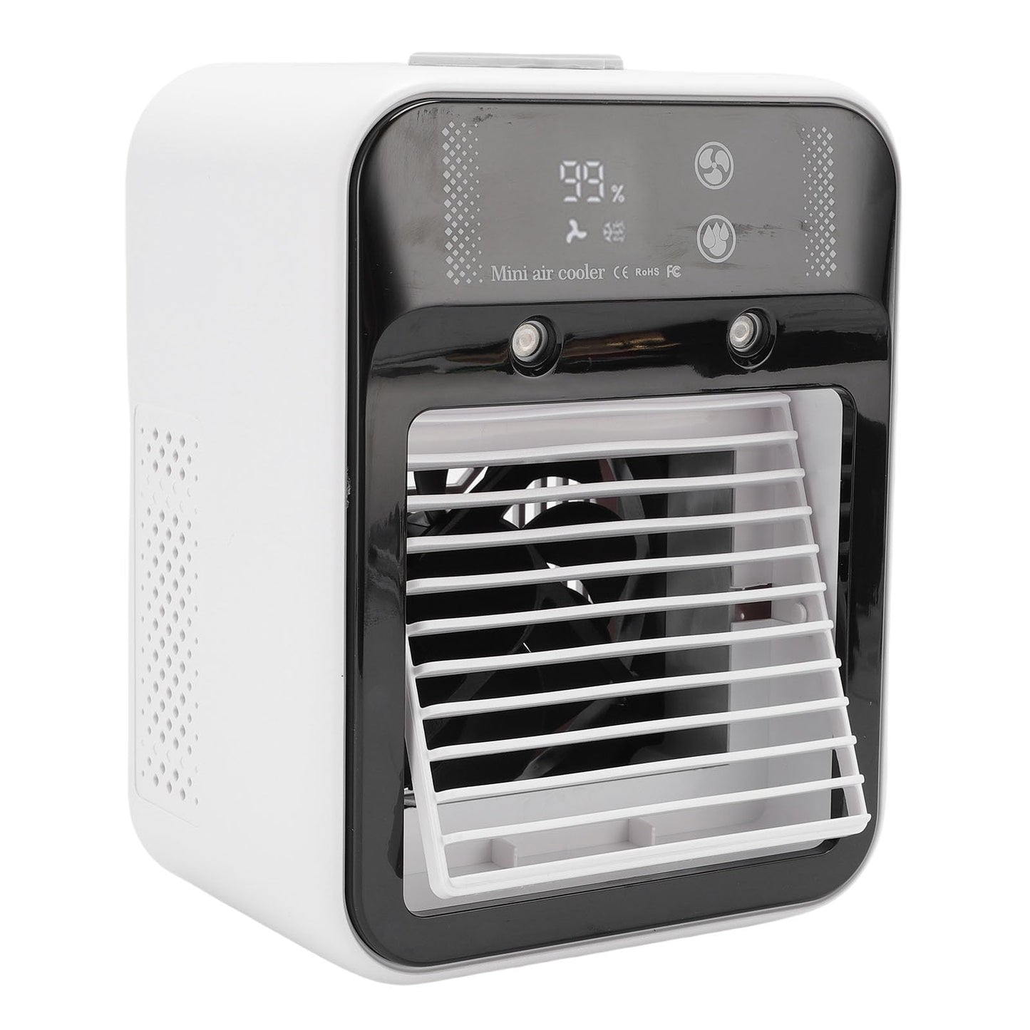 VINGVO x7c29edoga-12 Mobiler Air Cooler 3-in-1 – 6-10L Tank, Eispack, 65W, 30dB, Schwenkfunktion, Timer, Remote Control