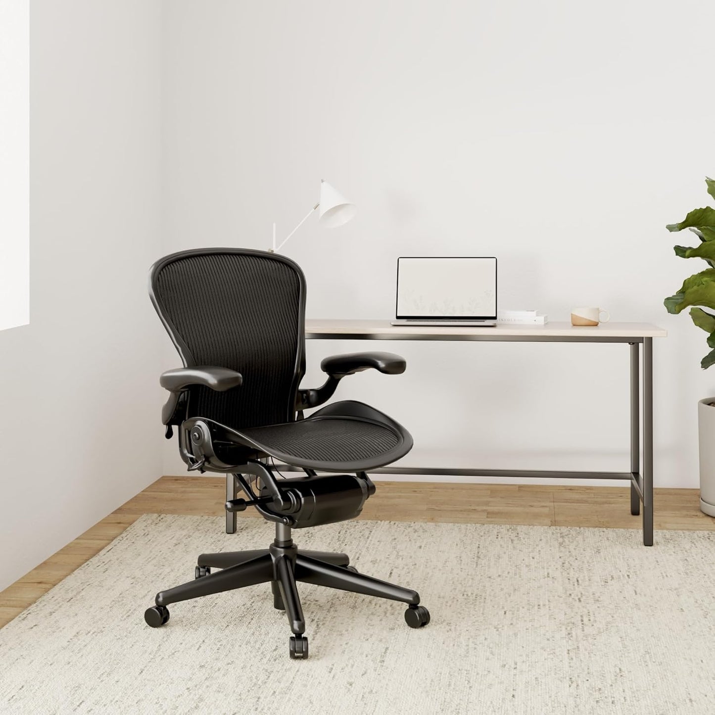 Herman Miller Aeron Classic Office Chair Size B, Refurbished, Ergonomic, Black