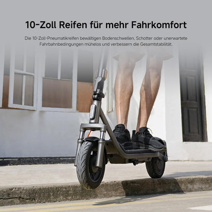 Xiaomi Electric Scooter 6 Lite E-Scooter with ABE, Up to 25 km Range, 300 W Motor, 10 Zoll Pneumatic Tyres, Dual Front Suspension, Foldable, Anthracite