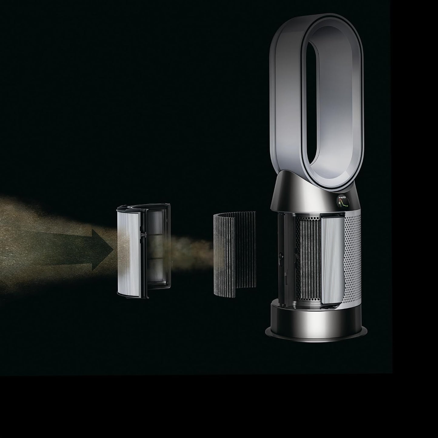 Dyson HP10 Pure Hot+Cool Air Purifier Heater Ventilator – HEPA H13, 99,95%, Auto-Modus, App, White
