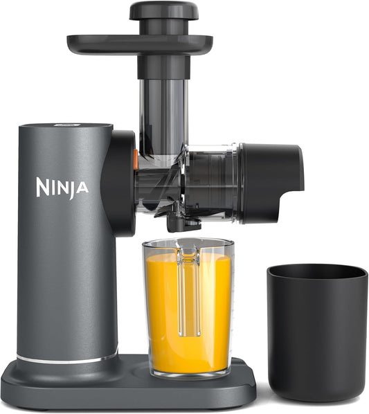 Ninja JC151EU Cold Press Juicer 700 ml – 9-Segment Auger, 150 W, 2 Filter, Grey