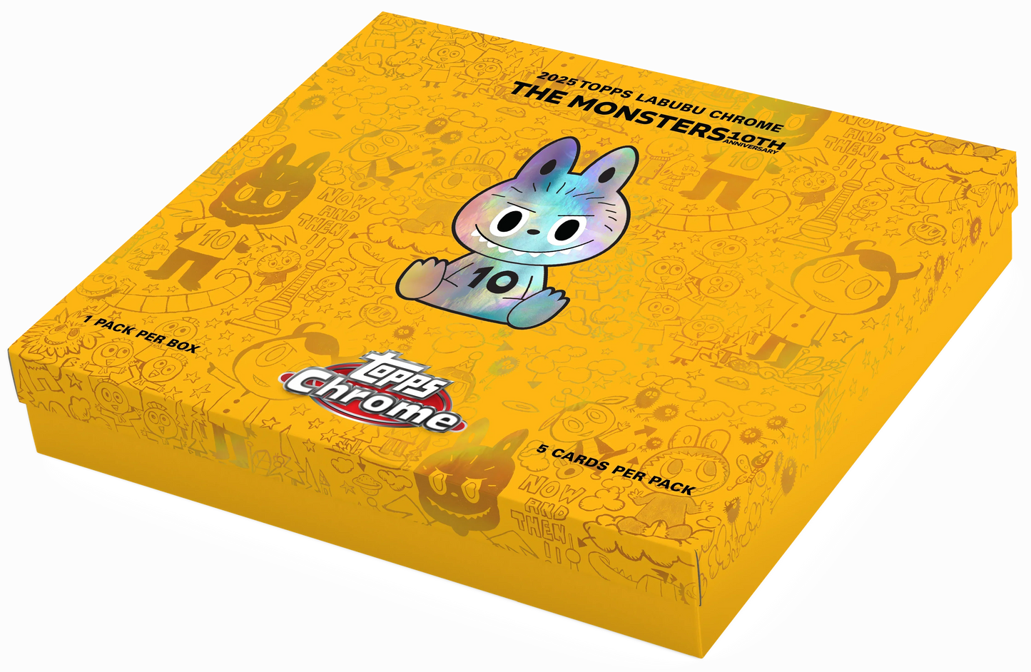 2025 Topps Chrome Labubu 10th Anniversary Box