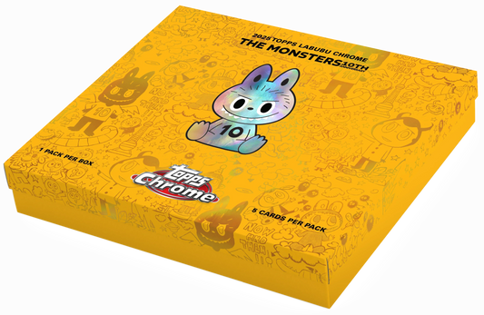 2025 Topps Chrome Labubu 10th Anniversary Box