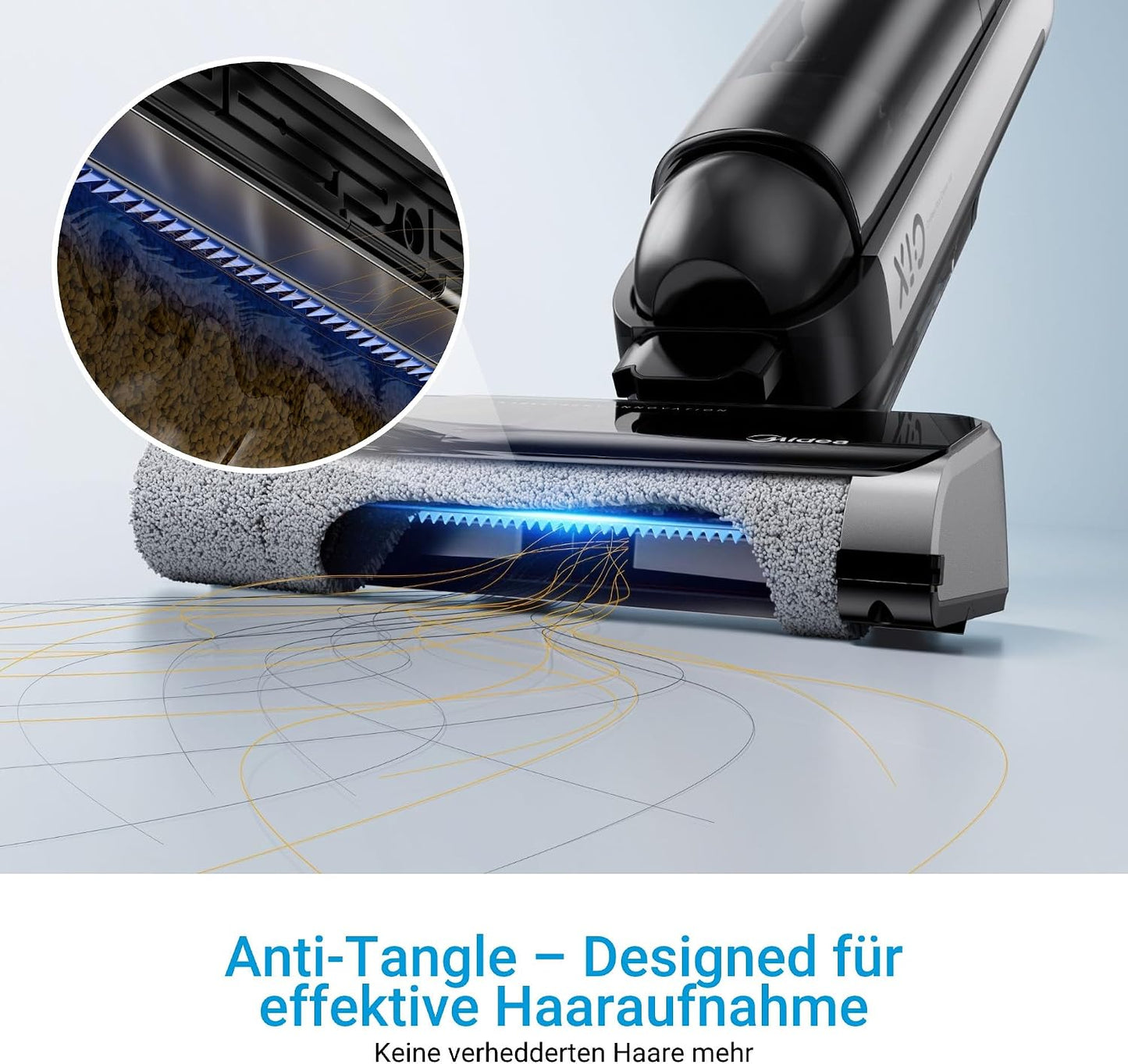 Midea X10 SF 3-in-1 Wet & Dry Cordless Vacuum – KI-Erkennung, 60°C Heißlufttrocknung, Self-Cleaning