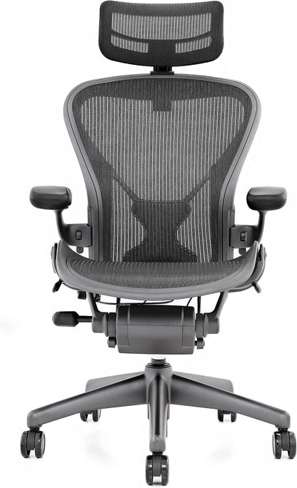 Herman Miller Aeron Classic Office Chair Size B, Refurbished, Ergonomic, Black