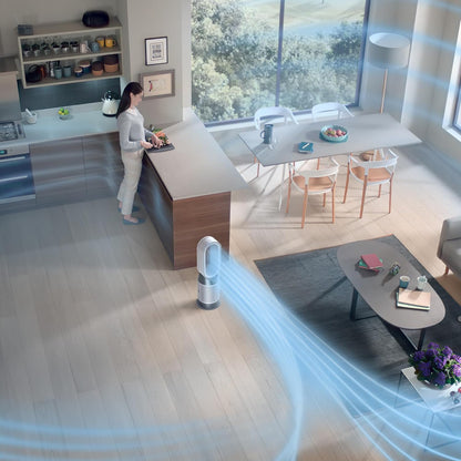 Dyson HP10 Pure Hot+Cool Air Purifier Heater Ventilator – HEPA H13, 99,95%, Auto-Modus, App, White