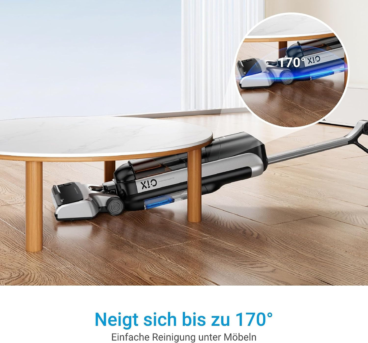 Midea X10 SF 3-in-1 Wet & Dry Cordless Vacuum – KI-Erkennung, 60°C Heißlufttrocknung, Self-Cleaning