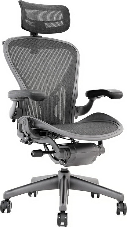 Herman Miller Aeron Classic Office Chair Size B, Refurbished, Ergonomic, Black