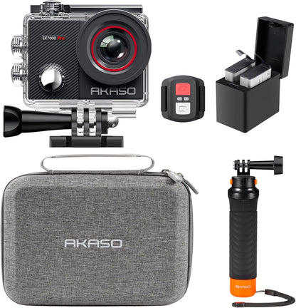 AKASO EK7000 Pro Action Camera 4K/30fps – 20MP, EIS, 40m wasserdicht, 2" IPS Touchscreen, Black