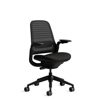 Steelcase Series 1 Office Chair, Mesh-Backrest, Ergonomic, Lumbar Support, Truffle