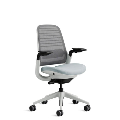 Steelcase Series 1 Office Chair, Mesh-Backrest, Ergonomic, Lumbar Support, Truffle