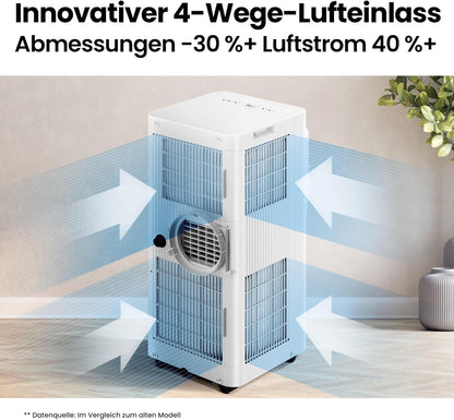 Comfee Breezy Cool Pro 2.6 Portable Air Conditioner 9.000 BTU – A, R290, App & Alexa, White