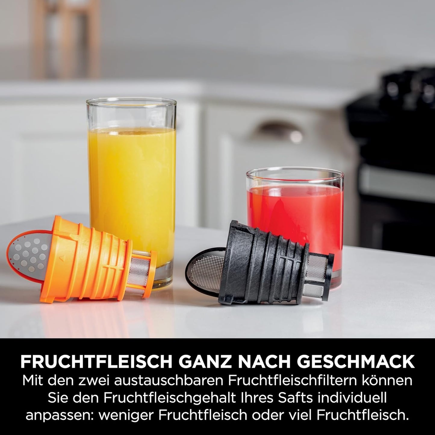 Ninja JC151EU Cold Press Juicer 700 ml – 9-Segment Auger, 150 W, 2 Filter, Grey