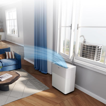 Midea PortaSplit-E Portable Air Conditioner 12.000 BTU – Heating & Cooling, Inverter, App Control, Peach