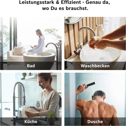 Bosch Thermotechnik Tronic Line 21kW Instant Water Heater – 400V, 60°C, WiFi, Clickfix 2.0, Energy Class A, Stainless Steel