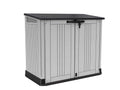 880L Outdoor Garden Storage Shed with Lockable Doors & Weatherproof Design