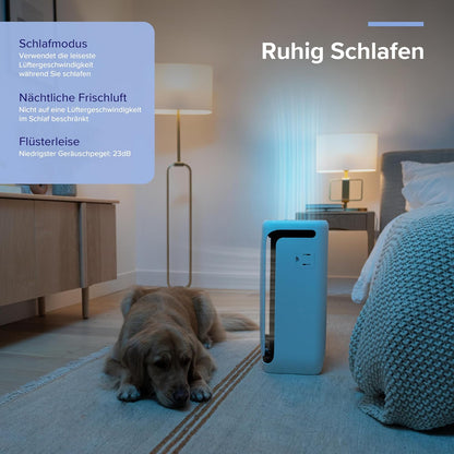 Levoit Vital 200S Smart Air Purifier 416m³/h – HEPA 99,97%, 87m², Pet Mode, 24dB, Alexa, White/Black